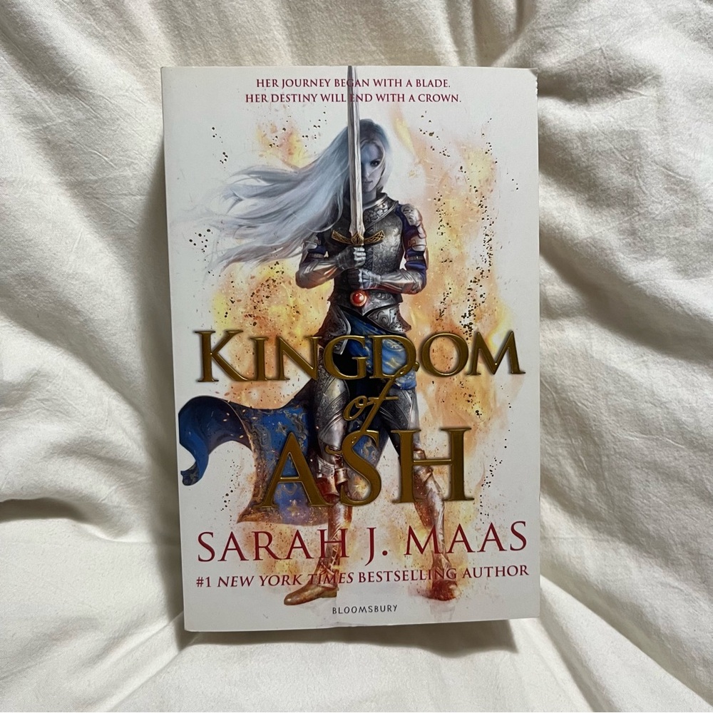 Kingdom of Ash by Sarah J. Maas OOP UK edition paperback.